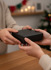 Personalised 80th Birthday Gift Heart Block in Silk Lined Gift Box With Flowers and Butterflies