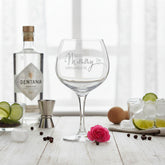 Personalised Best Mummy Engraved Large Balloon Gin Glass Gift Personalised Gin Glasses ukgiftstoreonline