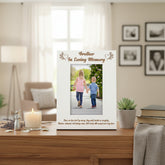 Brother Memorial Engraved White Photo Frame In Loving Memory Photo Frame ukgiftstoreonline