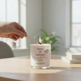 Beautiful Embellished Handmade Engagement Personalised Candle Gift Tea Light Holder ukgiftstoreonline