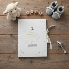 Personalised Little Star A4 Birth Certificate Holder Baby Gift Birth Certificate Holder ukgiftstoreonline