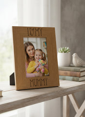 I Love My Mummy Wooden Engraved Photo Frame Gift For Any Occasion Mummy Photo Frame ukgiftstoreonline