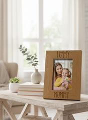 I Love My Mummy Wooden Engraved Photo Frame Gift For Any Occasion Mummy Photo Frame ukgiftstoreonline