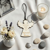 Special Mum Guardian Angel Engraved Wooden Plaque Gift Personalised Key Ring ukgiftstoreonline