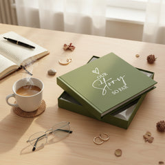 Our Love Story Olive Green Photo Album For 50 x 6 by 4 Inch Photos Birthday Photo Album ukgiftstoreonline