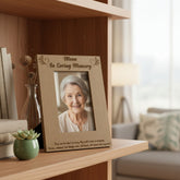 Mum In Loving Memory Remembrance Engraved Portrait Wooden Photo Frame Gift Loving Memory Remembrance ukgiftstoreonline