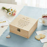 Personalised Gift For Mum Sentiment Engraved Wooden Keepsake Box Keepsake Boxes ukgiftstoreonline