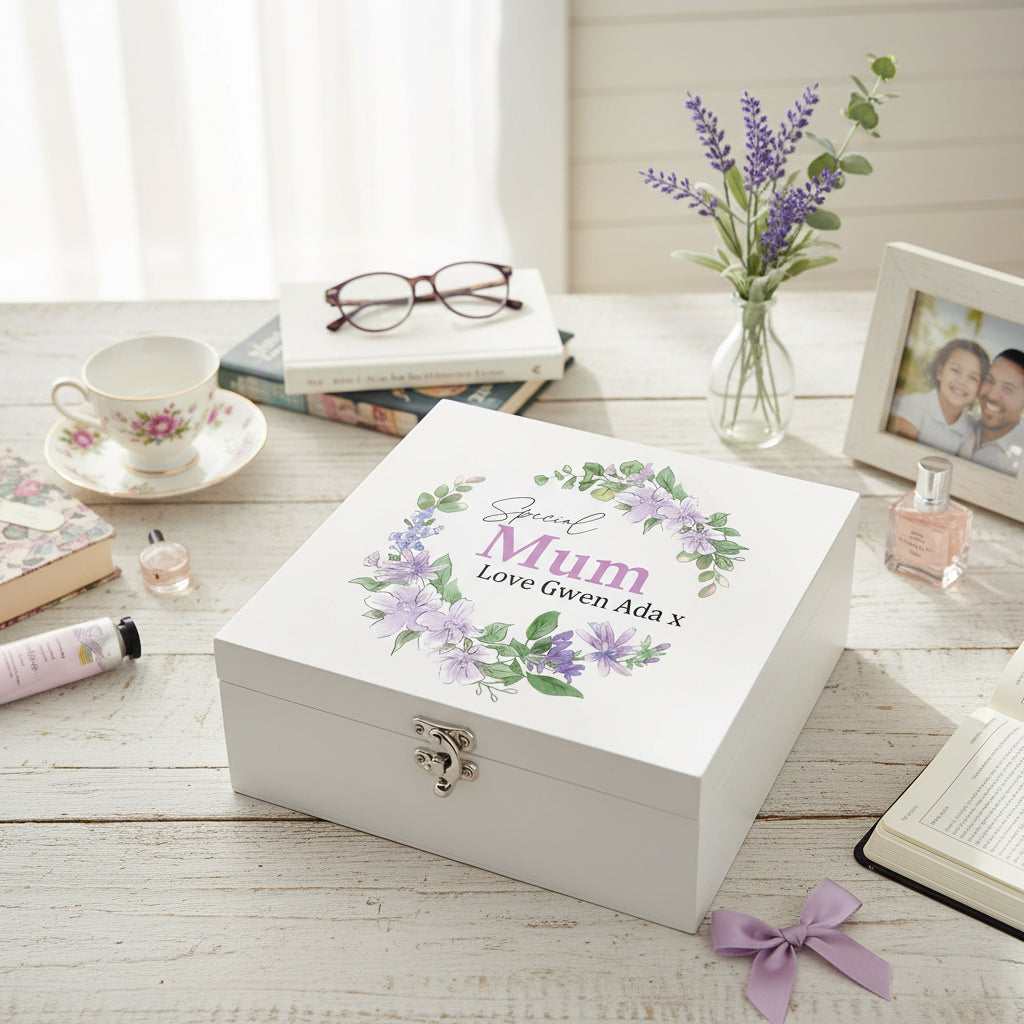 Personalised Special Mum Luxury Keepsake Wooden Box Gift Mothers Day Birthday Christmas Keepsake Wooden Box ukgiftstoreonline