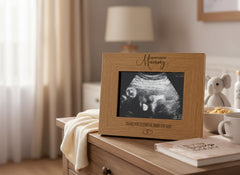 Mum To Be Wooden Baby Scan Photo Frame Mothers Day or Birthday Gift Mum Photo Frame ukgiftstoreonline
