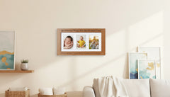 Moments With My Mum & Dad Wooden Triple picture photo frame 6" x 4" Mum Photo Frame ukgiftstoreonline