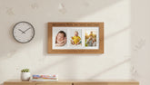 Moments With My Mum & Dad Wooden Triple picture photo frame 6" x 4" Mum Photo Frame ukgiftstoreonline