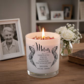 Beautiful Embellished Mum Memorial Remembrance Personalised Candle Gift Tea Light Holder ukgiftstoreonline