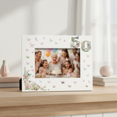 50th Birthday Photo Picture Frame Gift For Her With Butterflies and Flowers Photo Frame ukgiftstoreonline