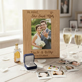 Personalised Engagement Gift Memories Portrait Photo Frame Gift Personalised Engagement Gift ukgiftstoreonline