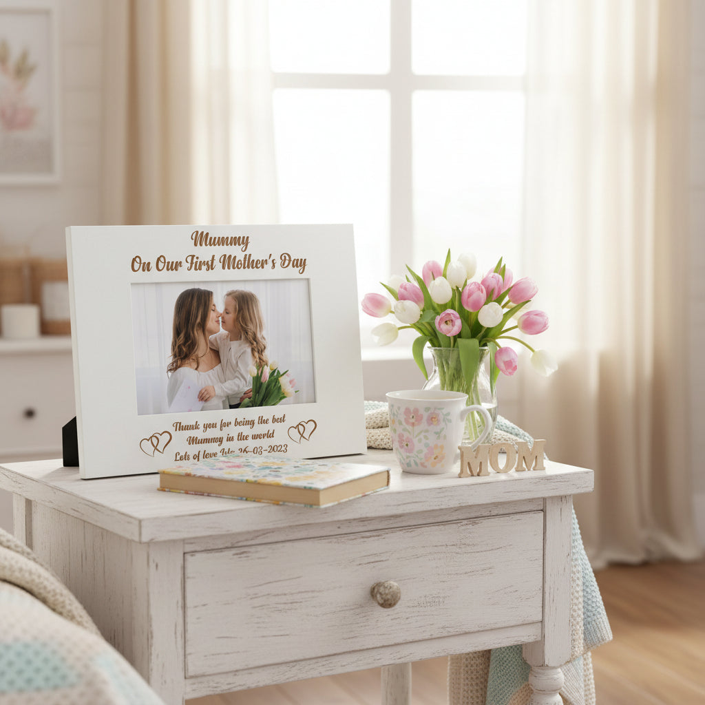 Personalised Mummy on Our First Mothers Day Picture Photo Frame Gift Photo Frame ukgiftstoreonline