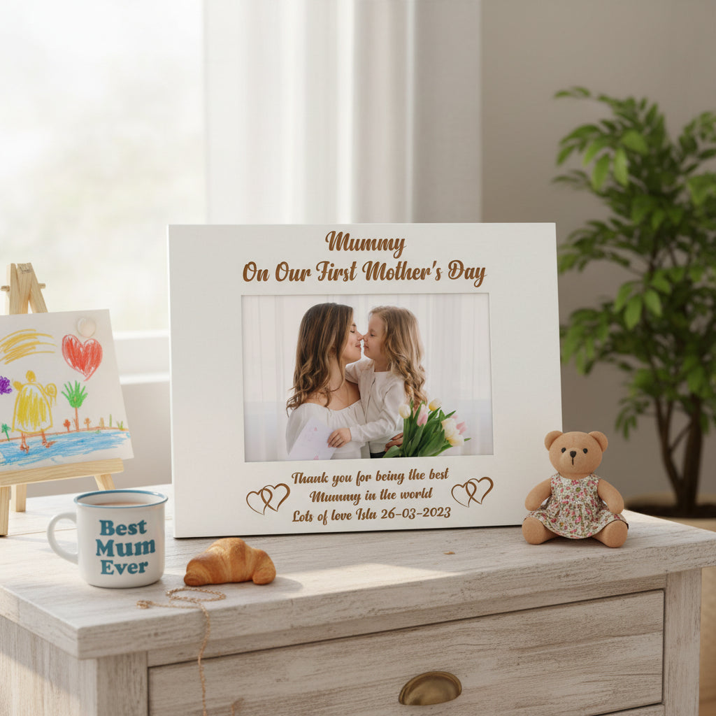 Personalised Mummy on Our First Mothers Day Picture Photo Frame Gift Photo Frame ukgiftstoreonline