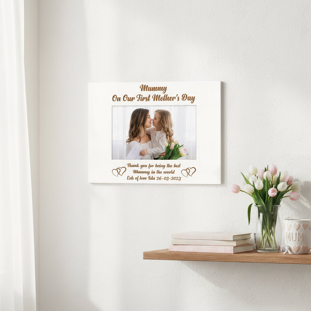 Personalised Mummy on Our First Mothers Day Picture Photo Frame Gift Photo Frame ukgiftstoreonline