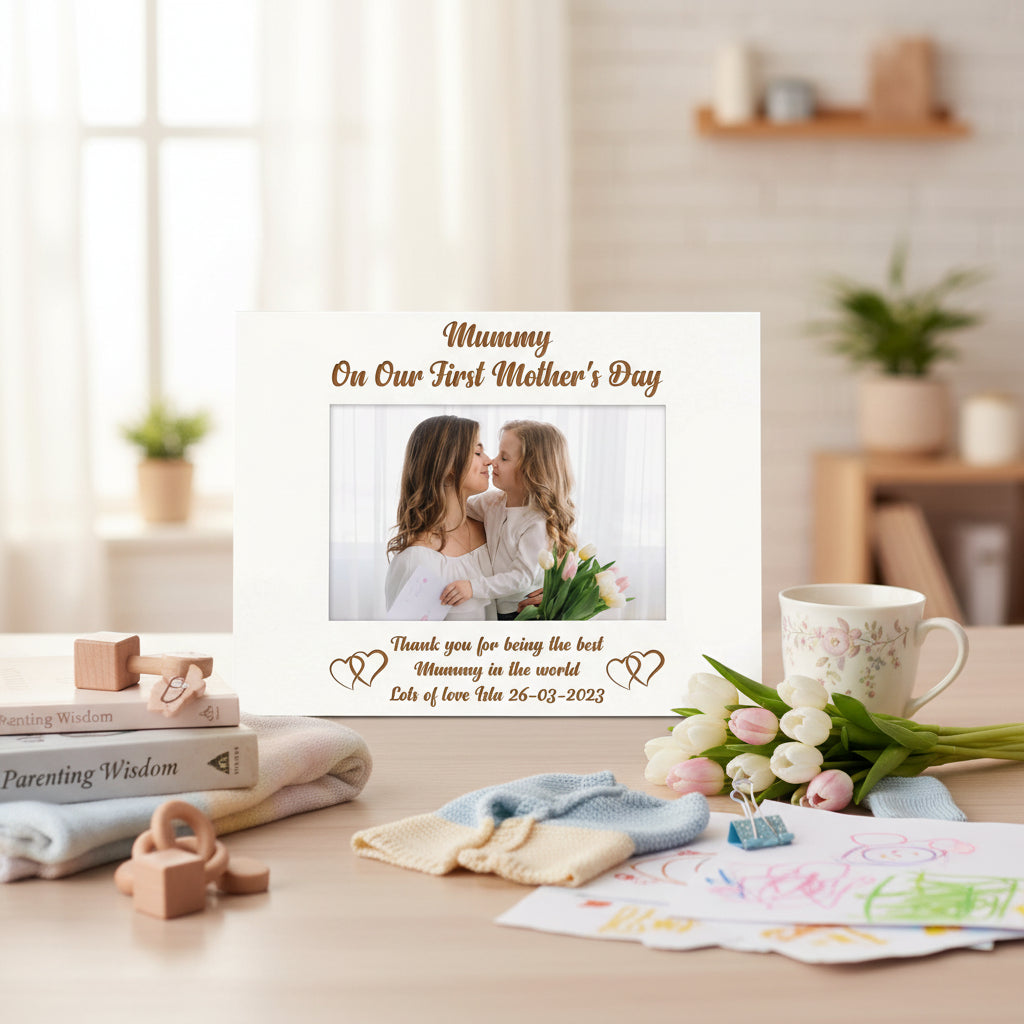 Personalised Mummy on Our First Mothers Day Picture Photo Frame Gift Photo Frame ukgiftstoreonline