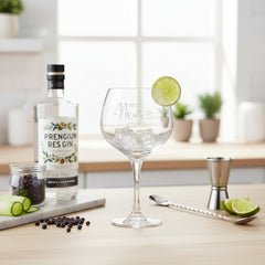 Engraved Personalised Mum Balloon Gin Glass Present for her Personalised Gin Glasses ukgiftstoreonline