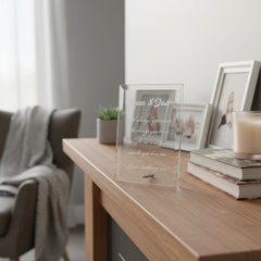 Personalised Engraved Glass Plaque Mum and Dad Gift For Any Occasion Personalised Crystal Glass ukgiftstoreonline