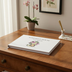 Personalised Visitors Book Hardback Hotel Guest Book 80 Pages Guest Book ukgiftstoreonline