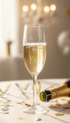 Congratulations Sentiment Personalised Engraved Champagne Prosecco Glass Personalised Champagne Glasses ukgiftstoreonline