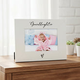 White 6x4 Landscape Picture Photo Frame Granddaughter Gift For Grandparents Photo Frame ukgiftstoreonline