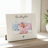 White 6x4 Landscape Picture Photo Frame Granddaughter Gift For Grandparents Photo Frame ukgiftstoreonline