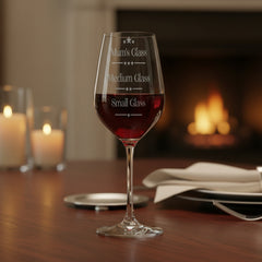 Mum's Measure Wine Glass Gift For Birthday Christmas Mothers Day