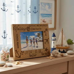 Holidays Wooden Engraved Photo Frame Gift Travel Photo Frame ukgiftstoreonline