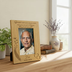 Personalised Because Someone We Love Is In Heaven Remembrance Photo Frame Remembrance Photo Frame ukgiftstoreonline