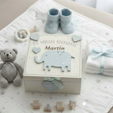 Personalised Baby Boy wooden Engraved Memories Keepsake Box Vintage Style Keepsake Memory Box ukgiftstoreonline