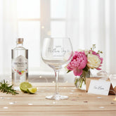 Personalised Happy Mothers Day Gift Balloon Engraved Drink Glass For Gin Or Cocktails Personalised ukgiftstoreonline