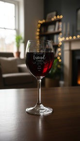Gift For Friend Personalised Engraved Wine Glass Personalised Wine Glasses ukgiftstoreonline