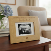 Best grandparents get promoted to great grandparents Baby Scan Frame Gift