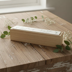 Personalised Christening Day Vintage Style Wooden Certificate Holder Birth certificate holder ukgiftstoreonline