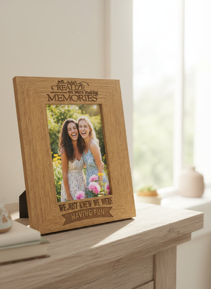 We didn't Realise We Were Making Memories Photo Frame Gift For Friends and Family Photo Frame ukgiftstoreonline