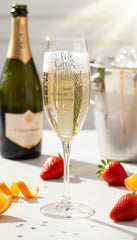 Gift For Friend Personalised Engraved Champagne Prosecco Glass Flute