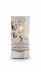Personalised Son In Loving Memory Led Lamp With Dandelions Sympathy Gift Personalised Lights ukgiftstoreonline