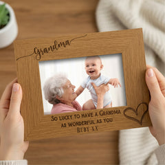 Personalised Grandma As Wonderful As You Photo Frame gift Grandma Photo Frame ukgiftstoreonline