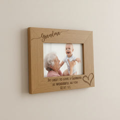 Personalised Grandma As Wonderful As You Photo Frame gift Grandma Photo Frame ukgiftstoreonline