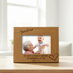 Personalised Grandma As Wonderful As You Photo Frame gift Grandma Photo Frame ukgiftstoreonline