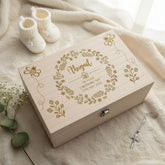Personalised christening, Baptism or Communion gift Keepsake Memory Box Wooden Engraved Keepsake Memory Box ukgiftstoreonline