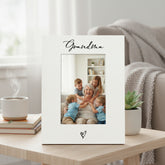 Grandma Photo Frame With Heart White Wood For That Special Gift ukgiftstoreonline