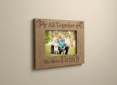 All Together We Make Family Wooden Photo Frame Gift Family Photo frame ukgiftstoreonline