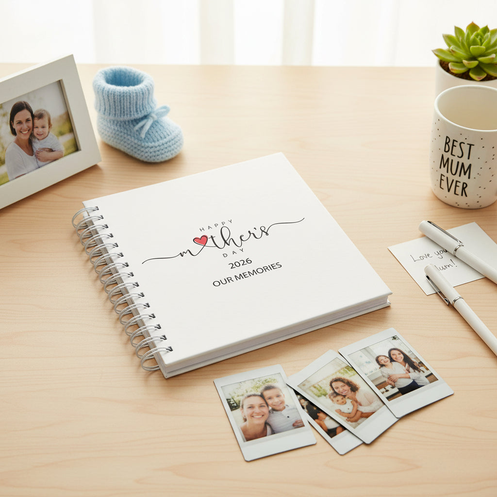 Personalised Happy Mothers Day Scrapbook Photo album Gift Scrapbook ukgiftstoreonline