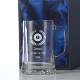 Personalised 1 Pint 8 Ball Pool Beer Glass Tankard In Silk Lined Gift Box