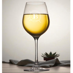 Customised Bespoke Wine Glass Any Logo Engraved