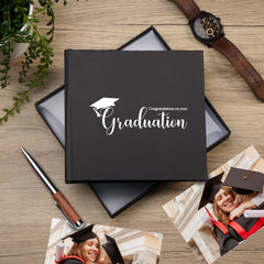 Black Graduation Photo Album For 50 x 6 by 4 Photos