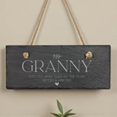 Personalised Hanging Slate Sign Gift For Granny Birthdays Christmas Etc. Personalised Gifts ukgiftstoreonline